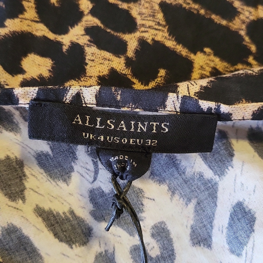 Allsaints Lil Leppo Dress 0 NWT #Y2K #Goth #90's - Picture 10 of 15